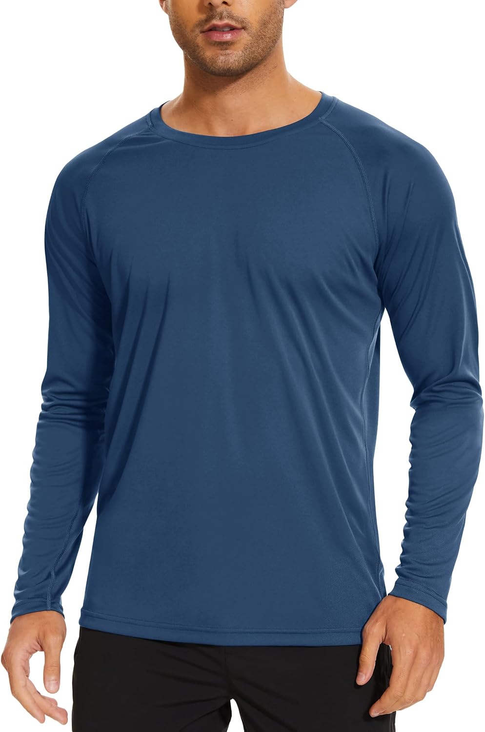 Thumbnail 6 de TACVASEN Camiseta Hombre Manga Larga UV UPF 50+ Turquesa