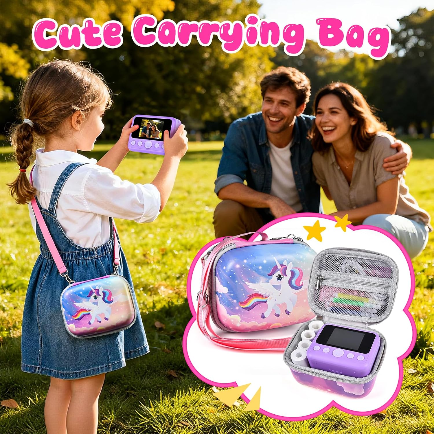 Thumbnail 1 de Elecoutek Kids Camera Instant Print: 30MP Dual Camera Toy for 3–12 Year Olds