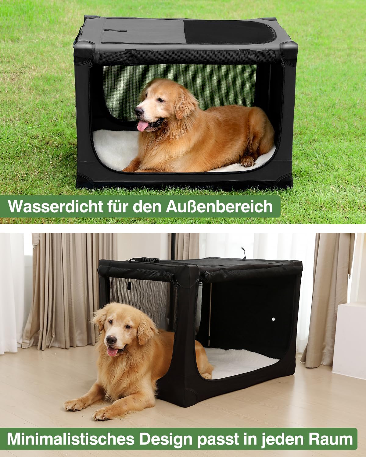 Detalle 2 de derimkcoa Hundebox faltbar 106 x 78 x 78 cm
