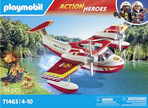 Thumbnail 3 de Playmobil 71463 Hydravion avec Pompier - Action Heroes