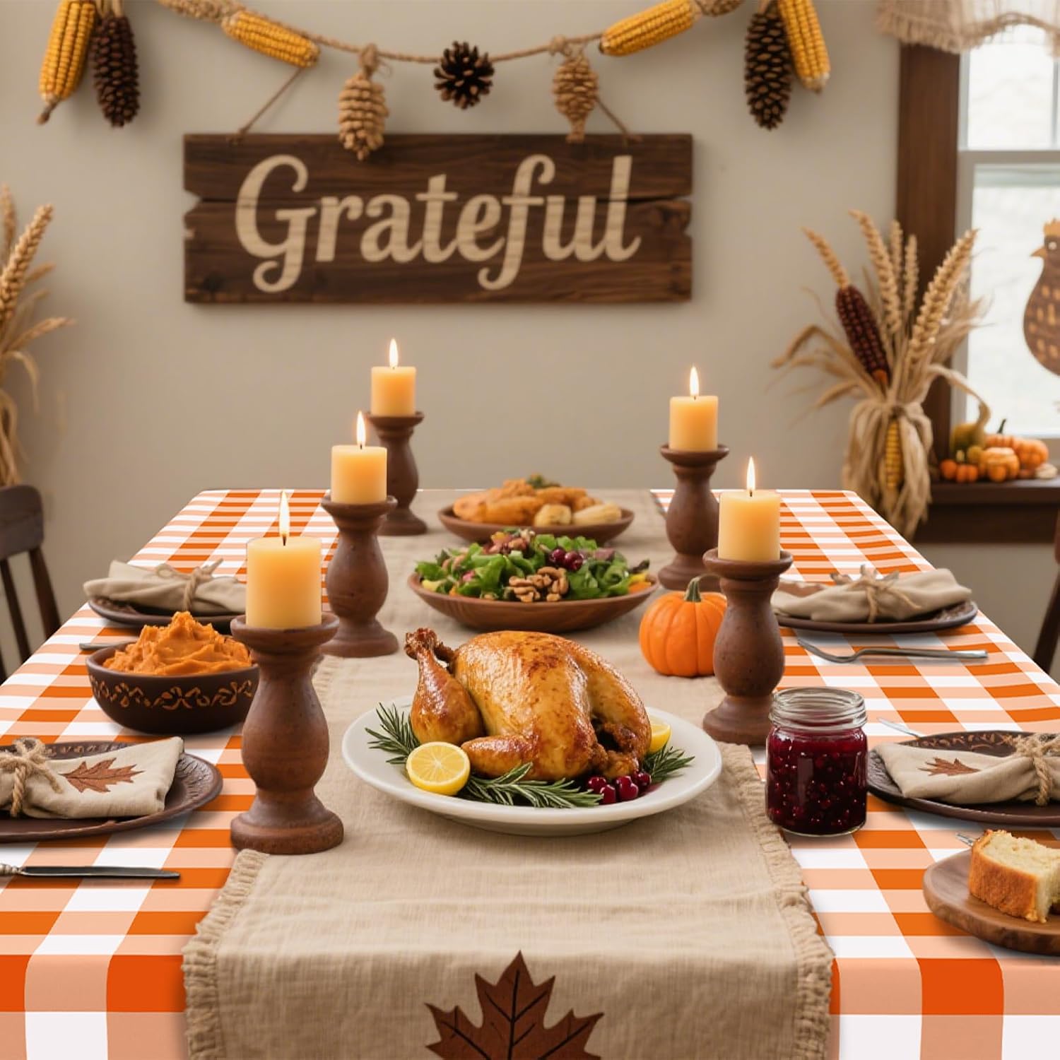 Thumbnail 6 de Smiry Vinyl Tablecloth, 60 x 84 in.