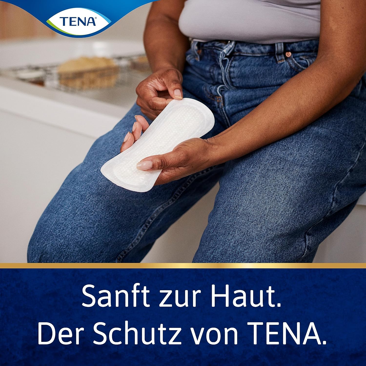 Detalle de TENA Lights Long Liner – 120 Inkontinenzeinlagen (20 x 6 Packungen) für Frauen mit leichter Blasenschwäche