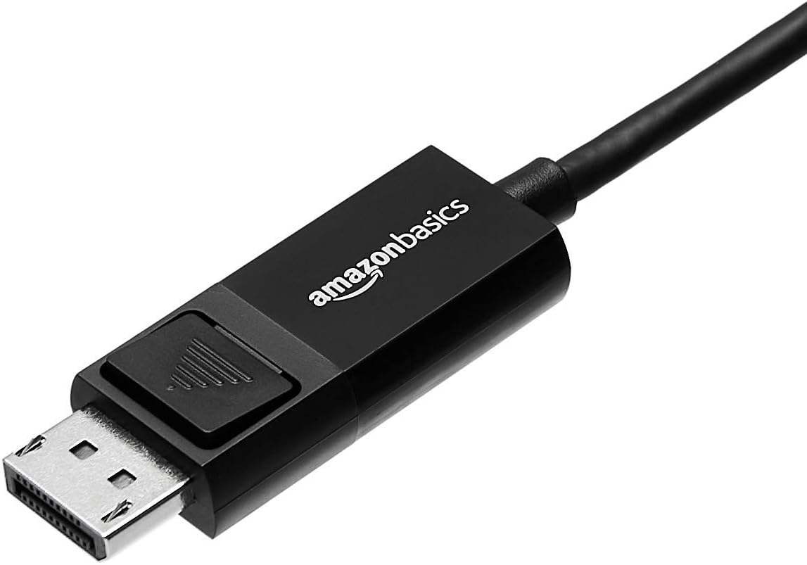 Detalle 2 de Amazon Basics Bi-Directional USB-C to DisplayPort Cable 0.9 m