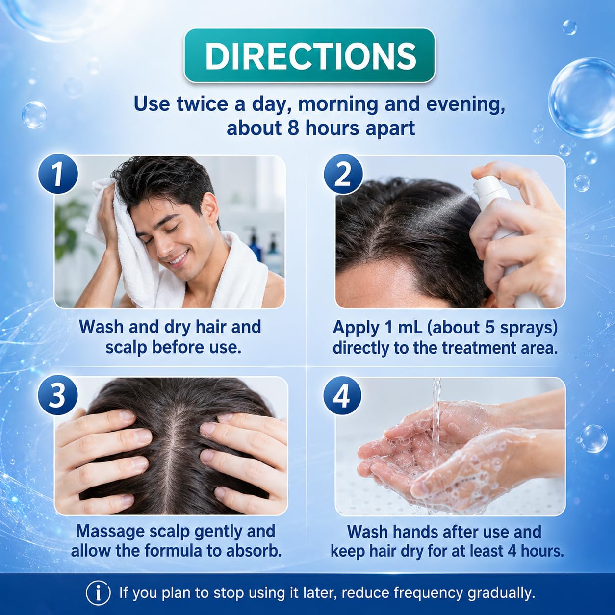 Thumbnail 5 de Rylx 5% Minoxidil Hair Growth Serum, 60 mL Spray with Biotin and Rosemary