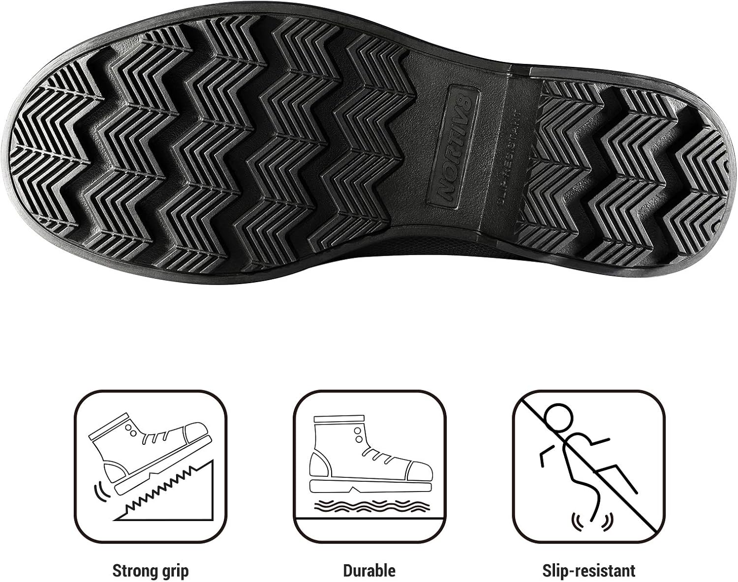 Detalle 1 de NORTIV 8 Men's Insulated Waterproof Winter Boots