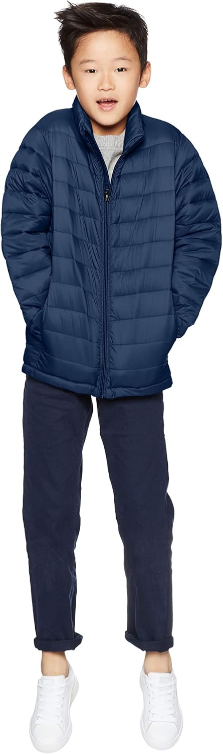Thumbnail 1 de Amazon Essentials Boy’s Lightweight Water-Resistant Packable Puffer Jacket