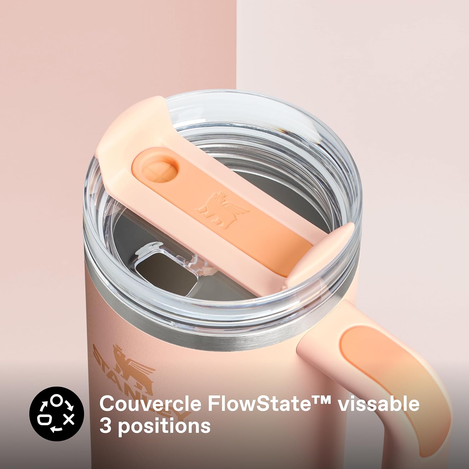 Thumbnail 4 de STANLEY 1913 Quencher H2.0 FlowState Mug Isotherme 0,89 L – Orange Cream