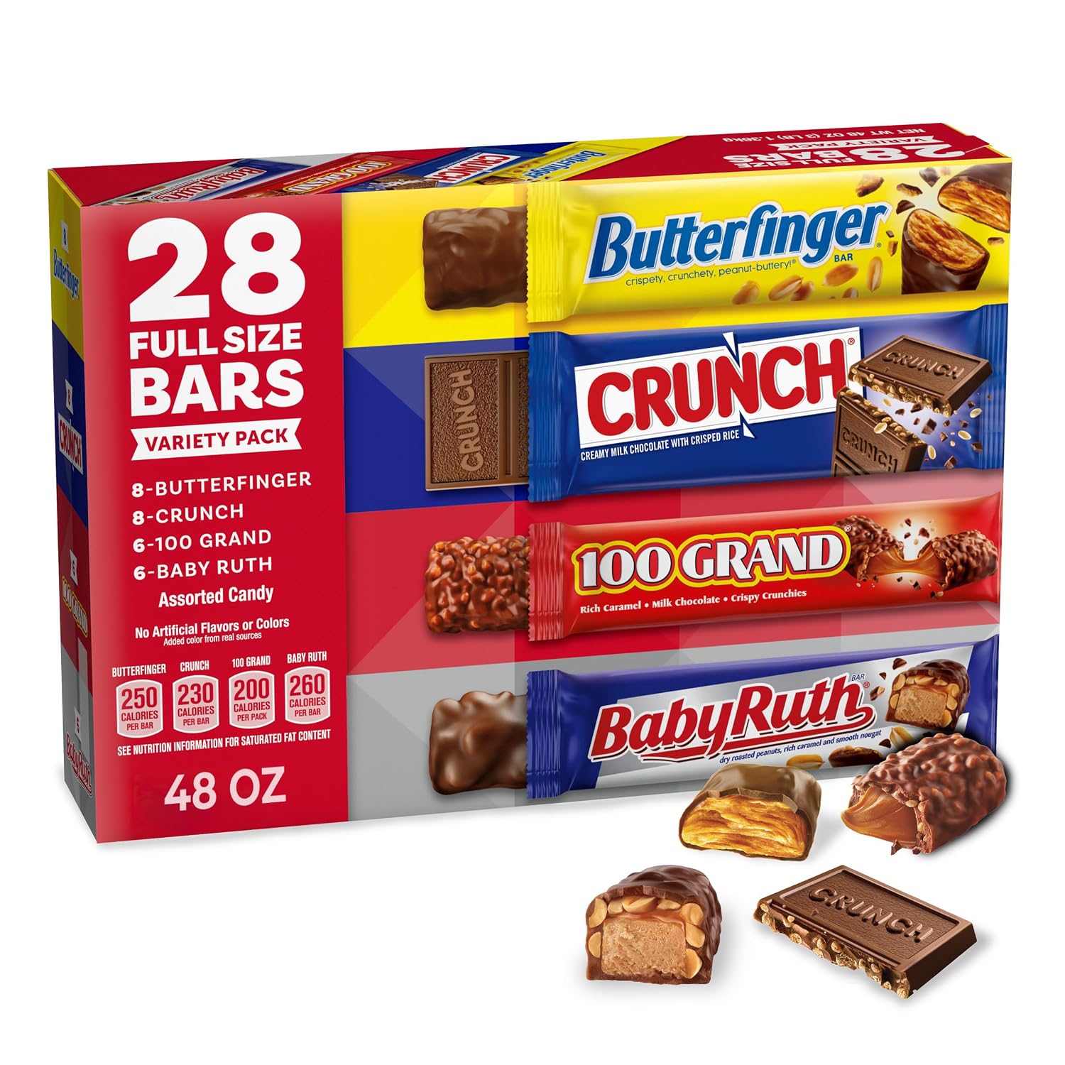 Detalle de Butterfinger Assorted Candy Bars, 28-Count Full-Size Variety Pack