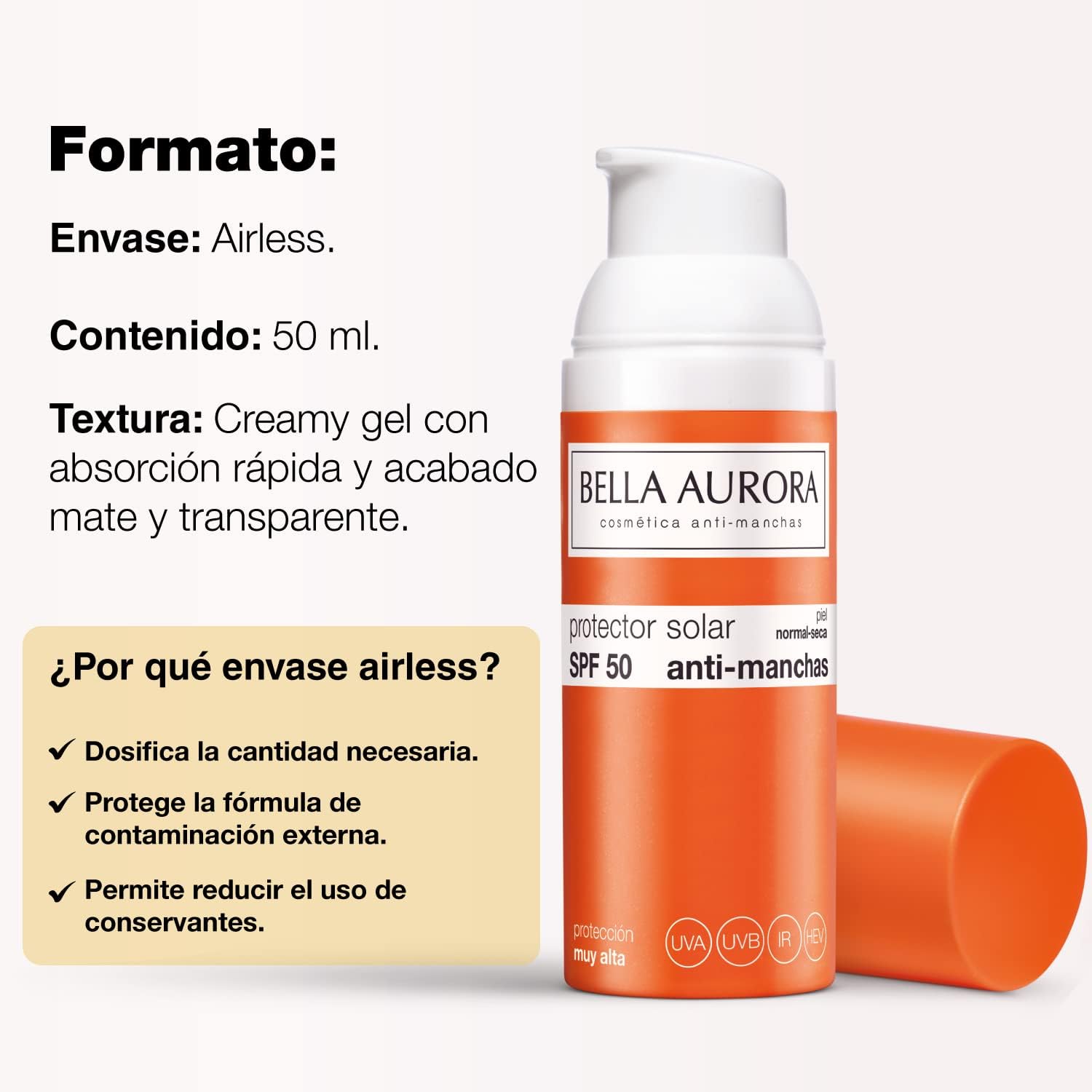 Thumbnail 4 de Bella Aurora Protector Solar SPF 50+ Facial 50 ml