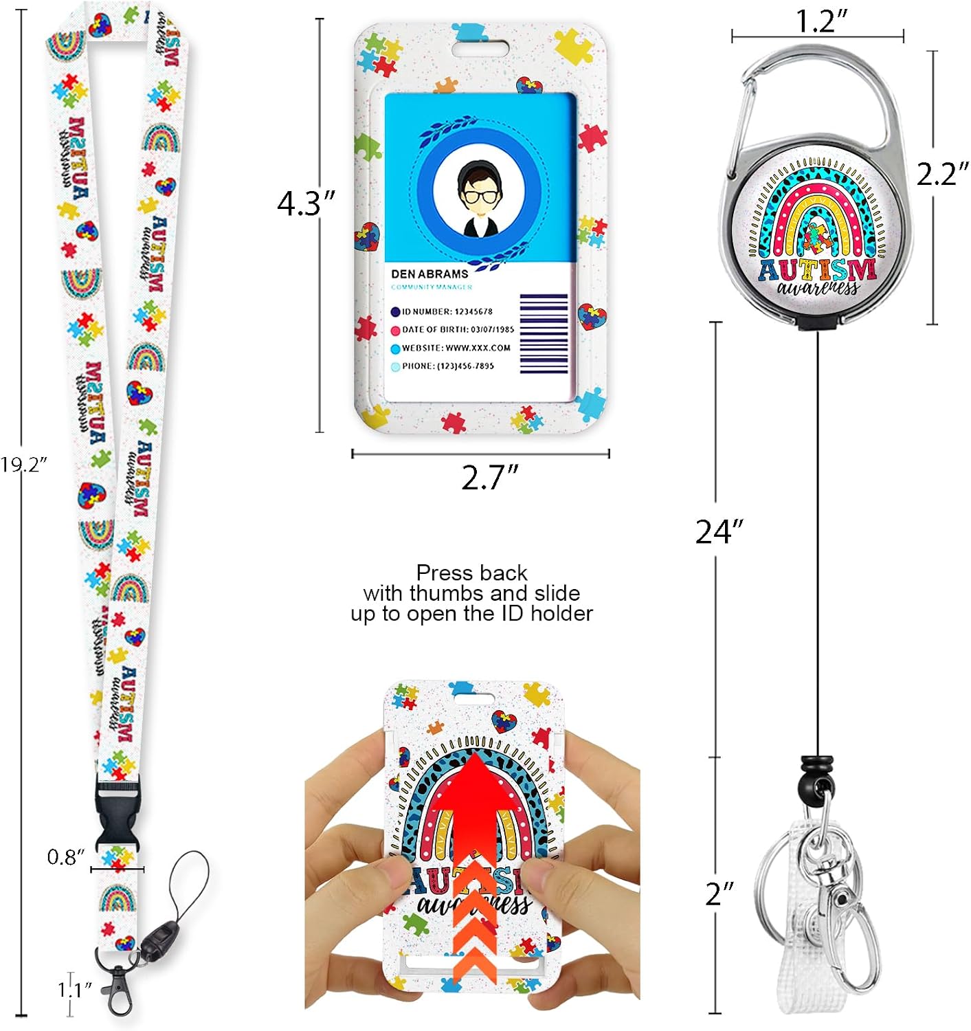 Detalle de Immaturus Badge Holder, Plastic