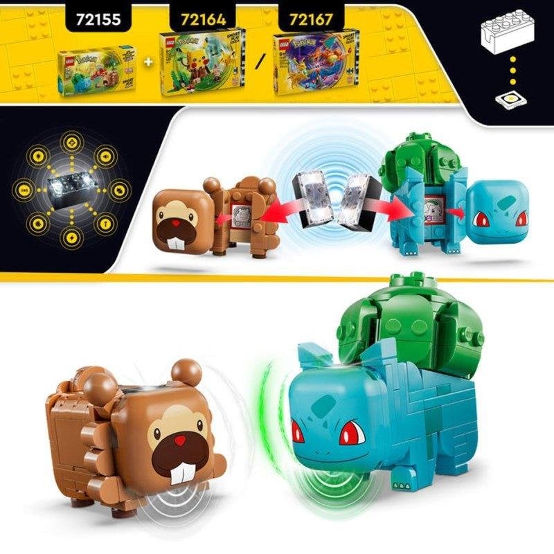 Thumbnail 1 de LEGO Pokémon Smart Play Bulbasaur e Ivysaur 72155 – 240 piezas