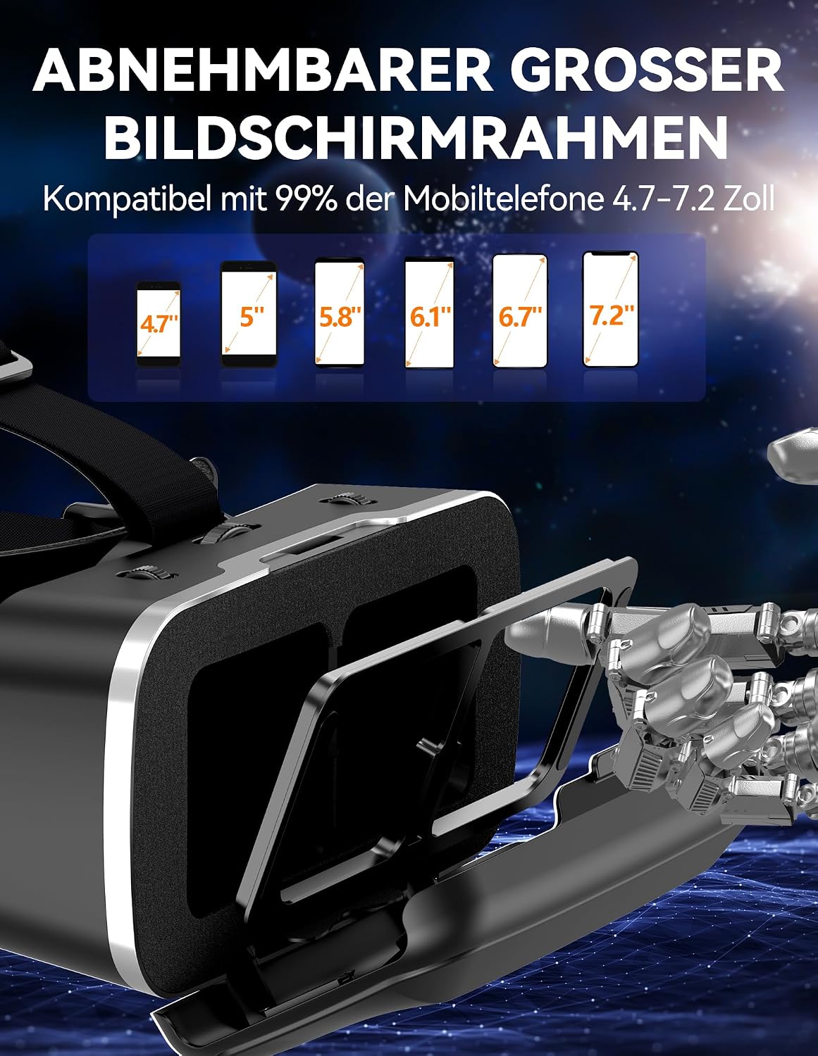 Thumbnail 6 de TECKNET VR Headset for Phone