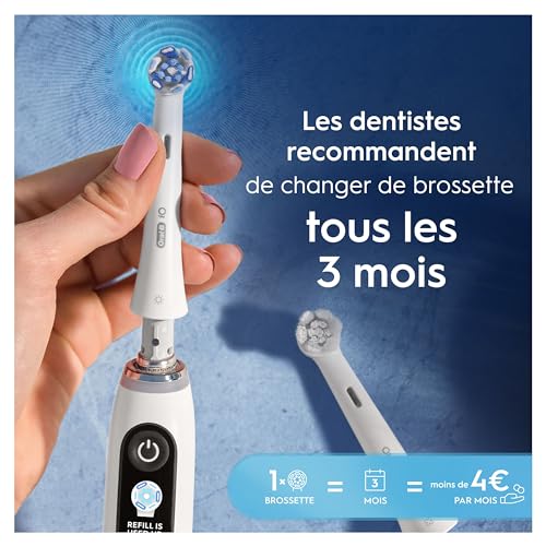Thumbnail 3 de Oral-B Brossettes de Rechange Ultimate Clean iO – Lot de 4, Blanches