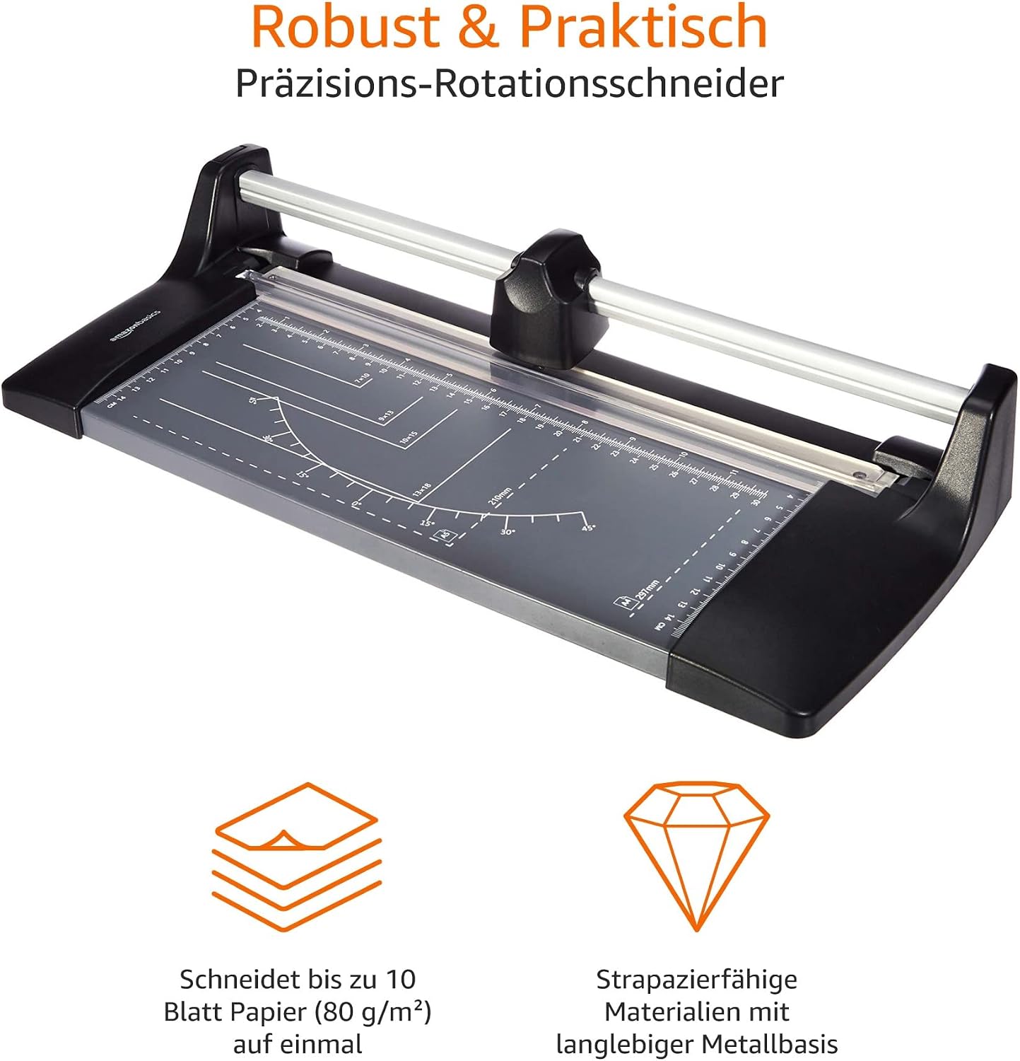 Thumbnail 3 de Amazon Basics Rollschneidemaschine für Papier, A4