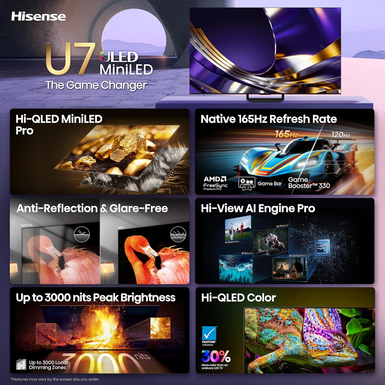 Detalle de Hisense Mini-LED TV 65-inch
