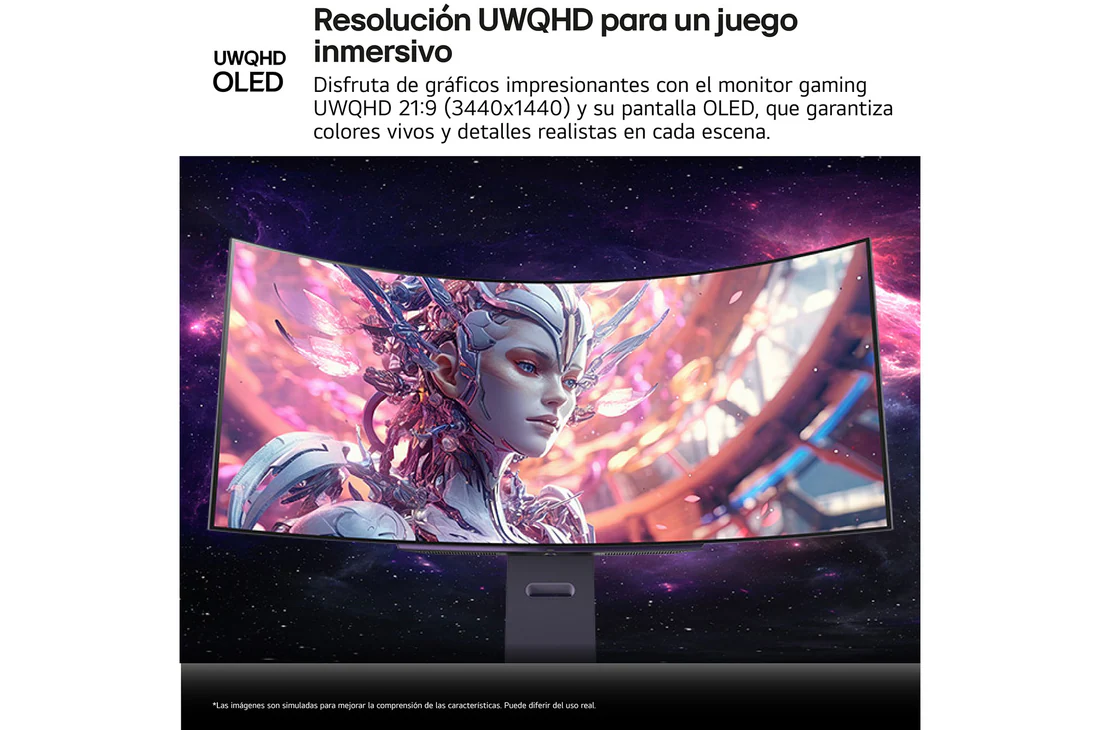 Detalle 2 de LG UltraGear 45GX90SA-B OUTLET Monitor OLED 45" UWQHD 240 Hz