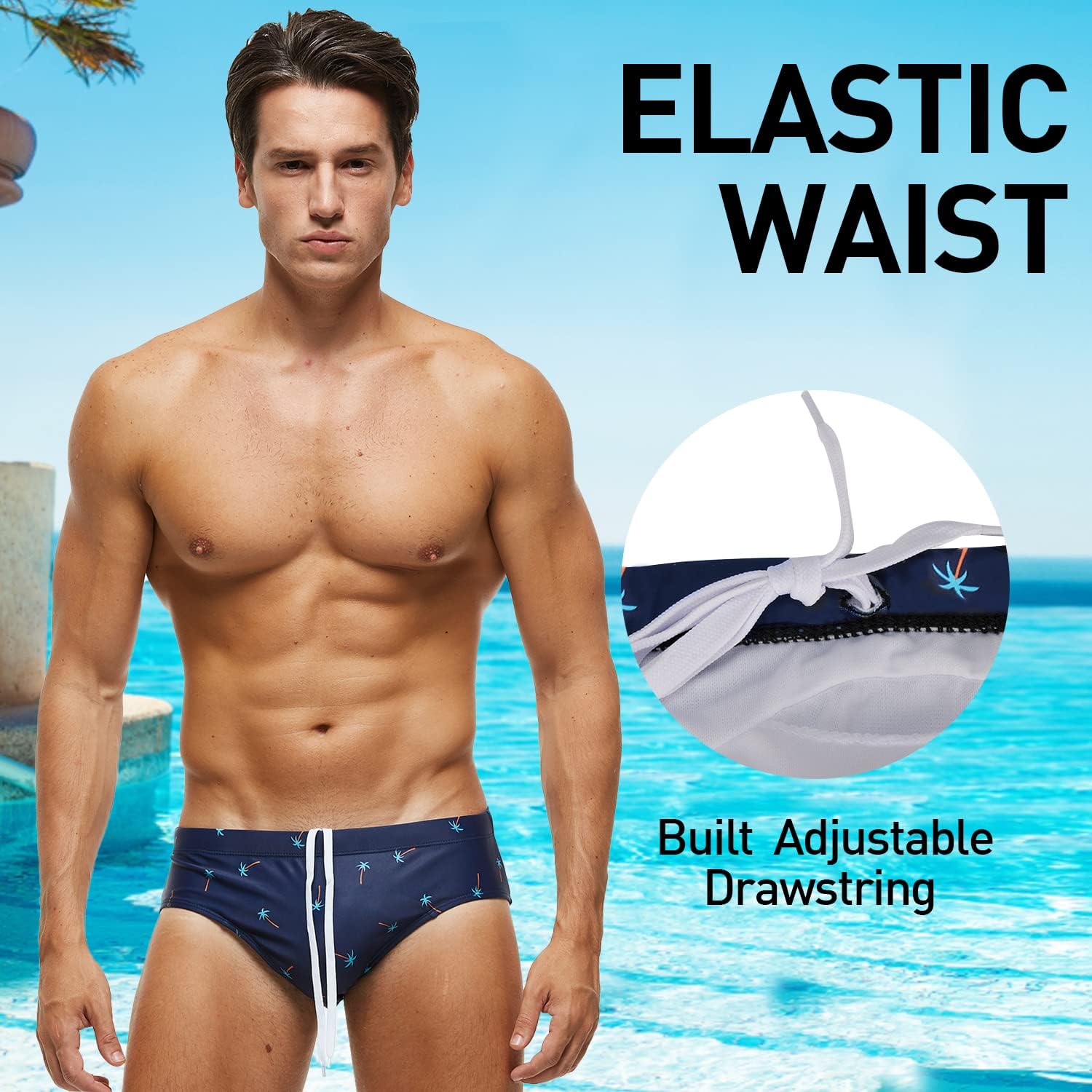 Thumbnail 2 de Arcweg Maillot de Bain Homme Slip Doublure Rembourré