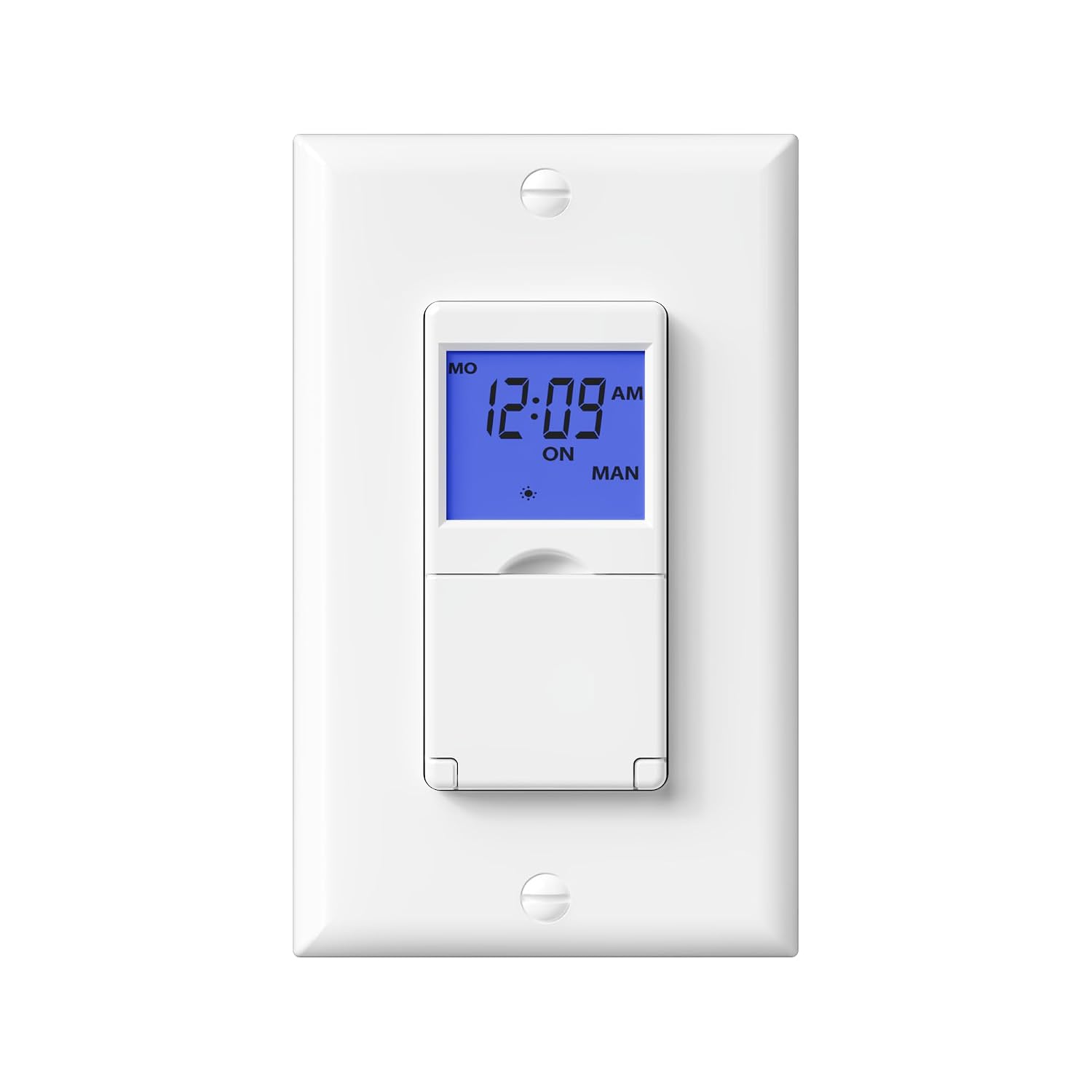 BN-LINK SU101D Programmable In-Wall Timer Switch, 18 Programs, 3-Way