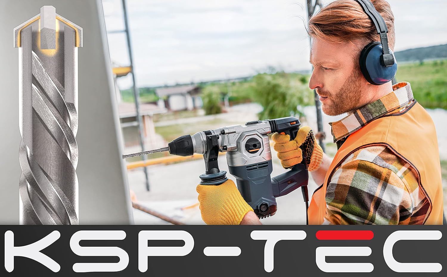 Thumbnail 6 de KSP-TEC SDS Plus Bohrer Set 7tlg 5–12 mm