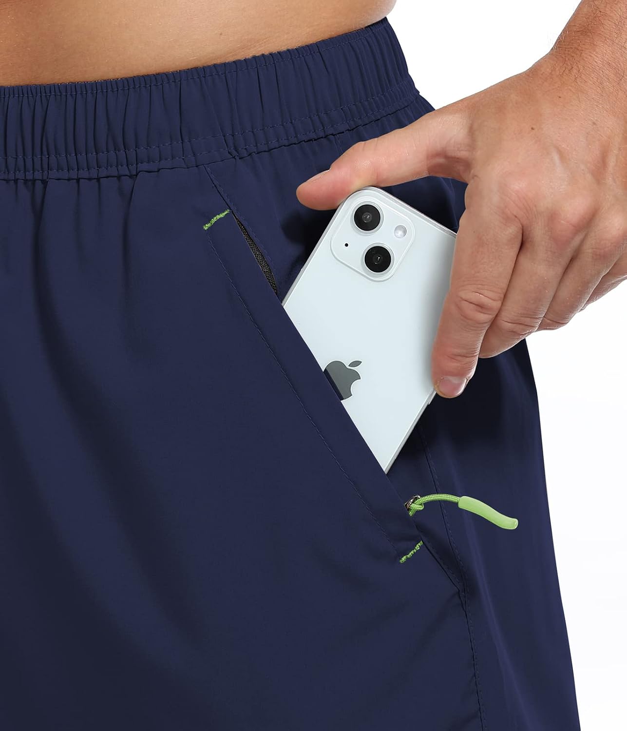 Thumbnail 4 de SPOSULEI Men's Athletic Hiking Shorts: Water-Resistant, Quick-Dry Lightweight shorts with Zip Pockets