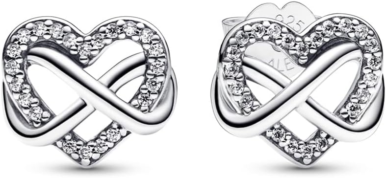 Detalle de Pandora Moments Ohrringe Ewigkeitsherz