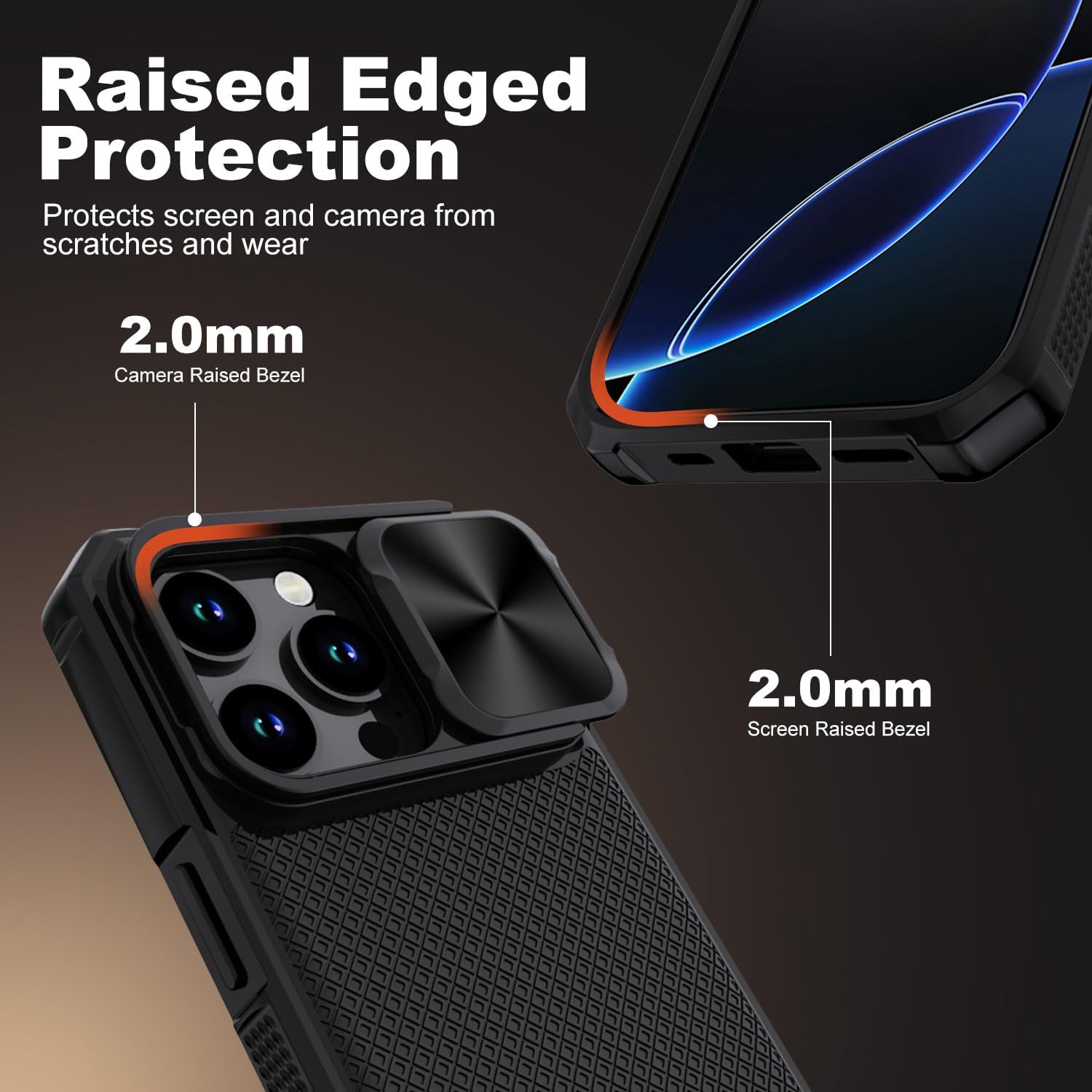 Thumbnail 5 de XTCASE Coque iPhone 16 Pro Magnétique avec Protection Caméra et Coulisse – Noir