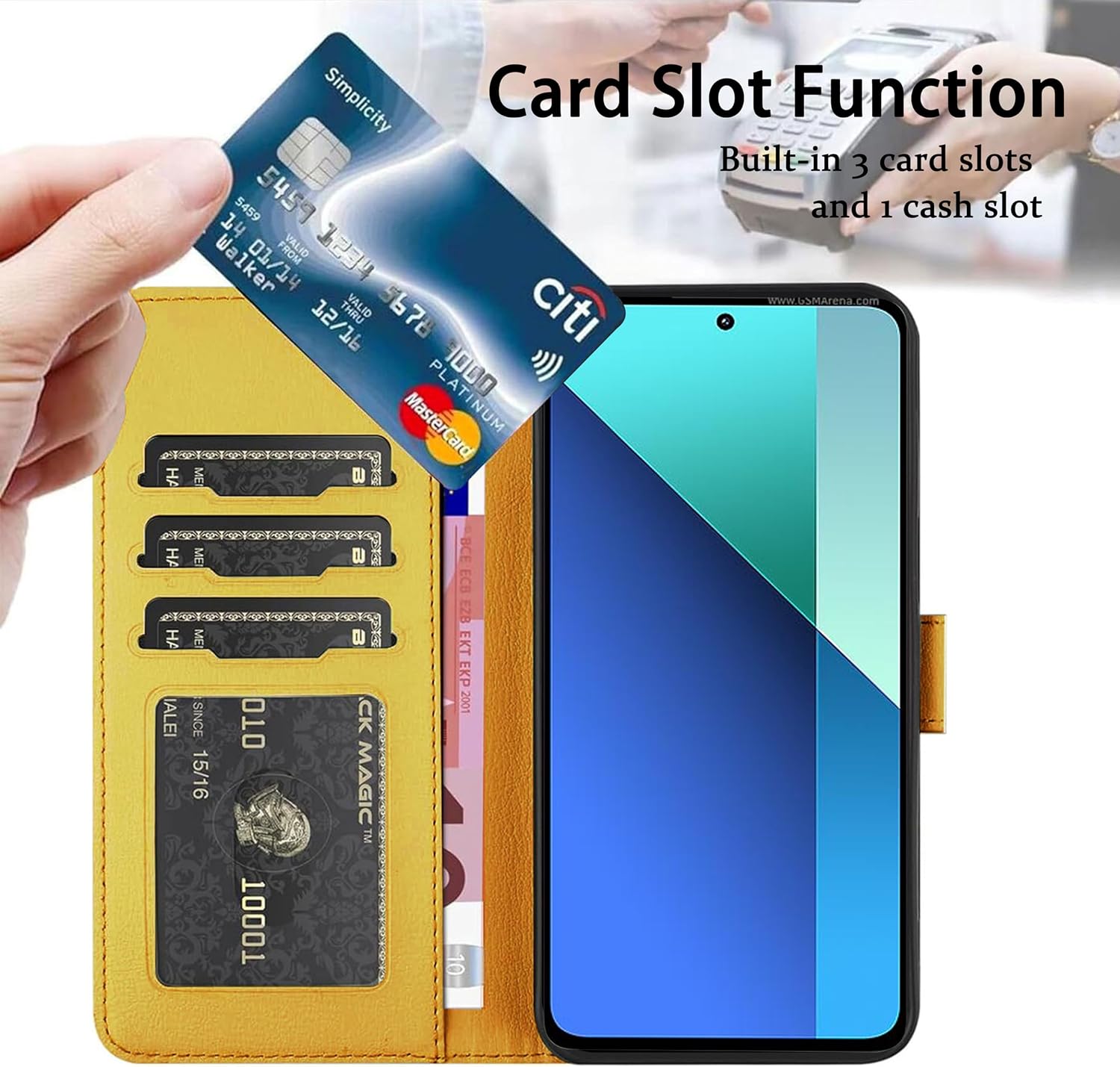 Detalle 2 de FALUWONRU Tasche fürs Redmi Note 14 Pro 6,67