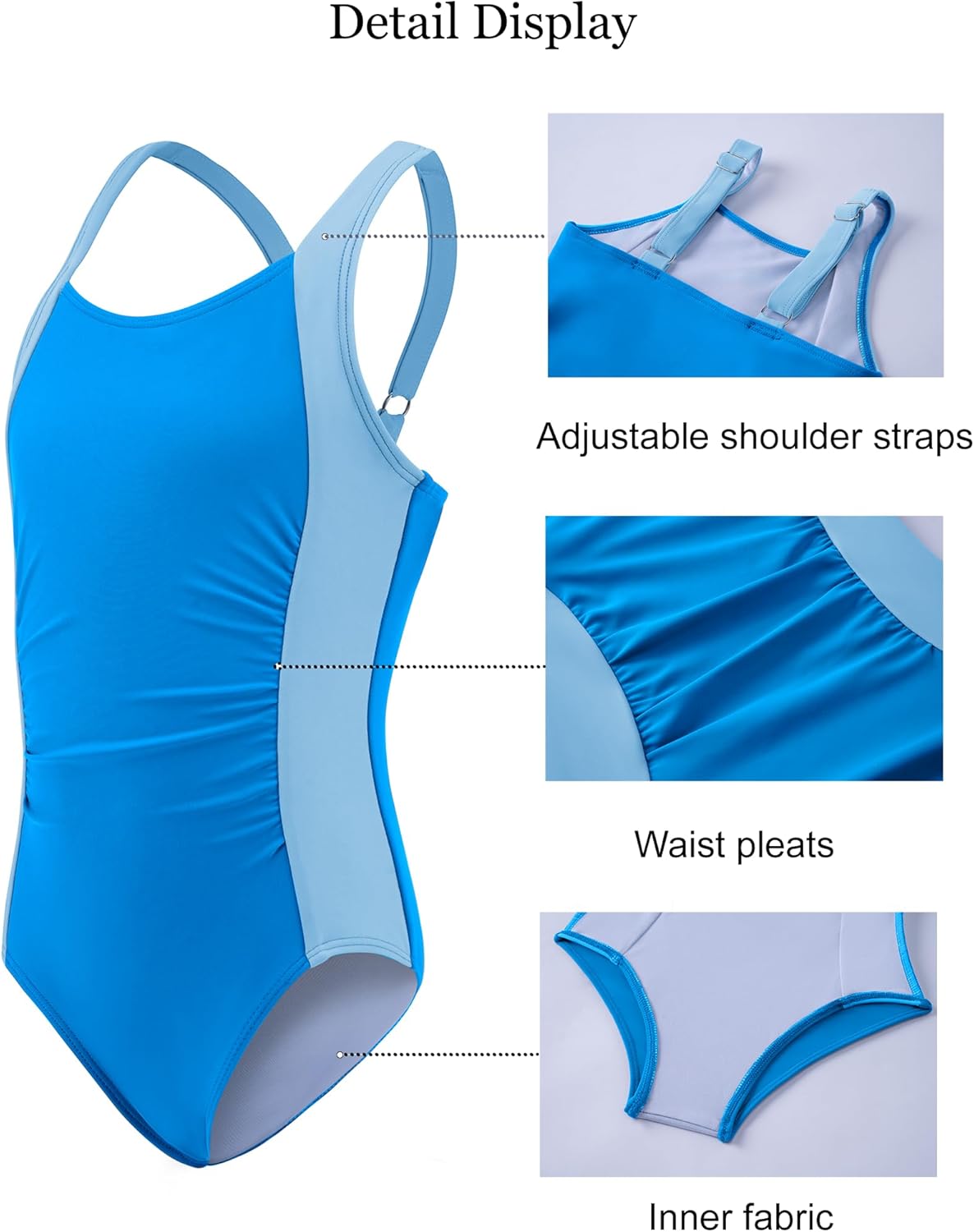 Thumbnail 3 de Arshiner Maillot de Bain Fille Une Pièce – Confort et style pour les 5–15 ans