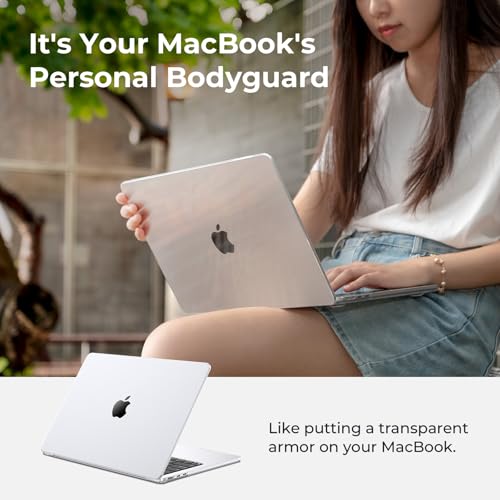 Thumbnail 8 de EooCoo Coque transparente pour MacBook Air 13 pouces M5/M4/M3/M2 (2026-2022) – Crystal Clair