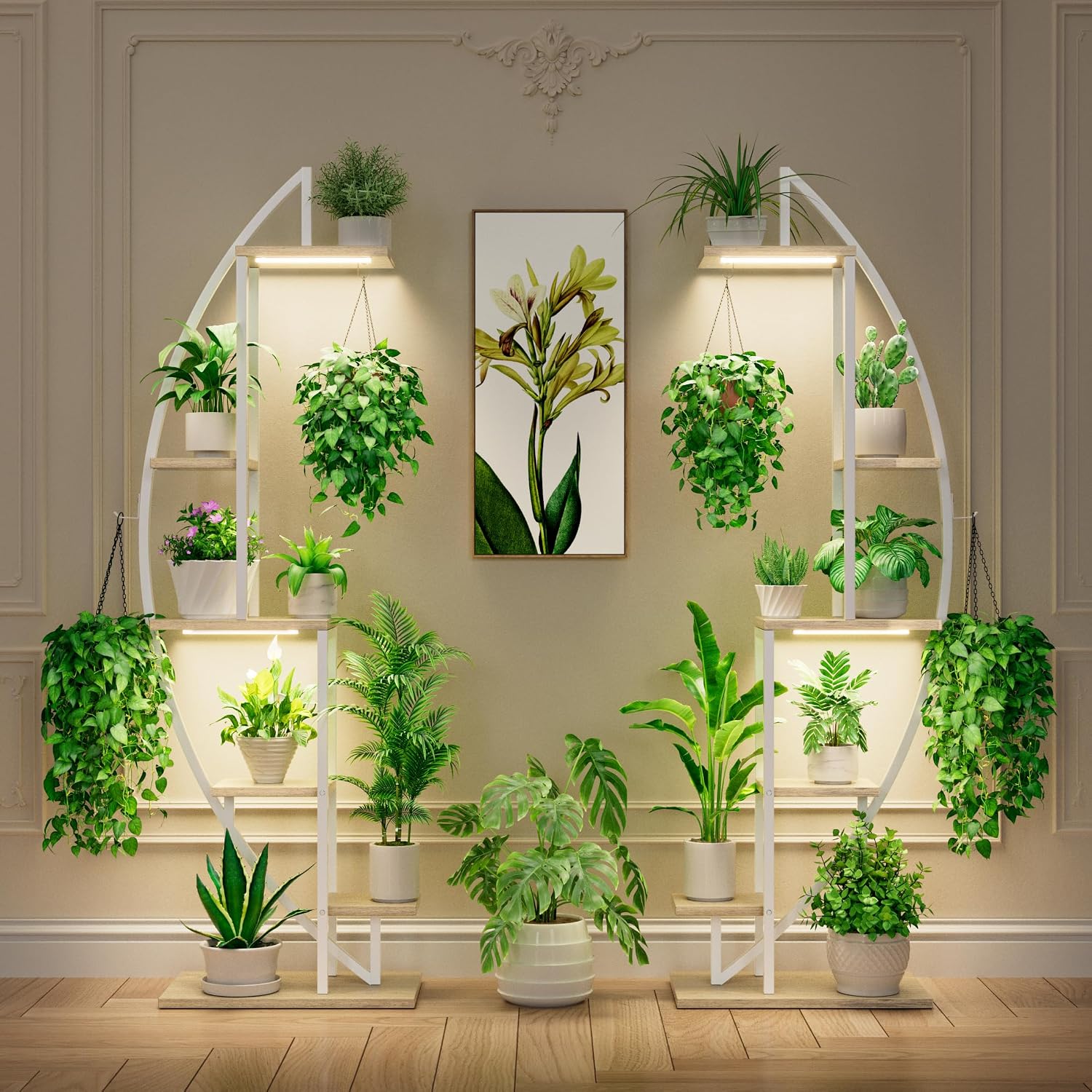 Detalle 2 de BACEKOLL 6 Ebenen Blumenständer Wachstumslichter