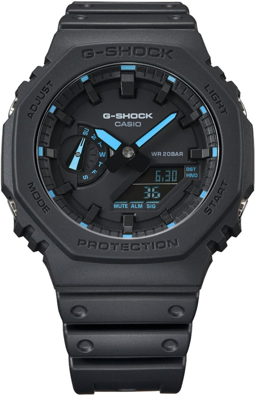 Detalle de Casio CA.GA-2100-1A2ER G-Shock azul 2 años