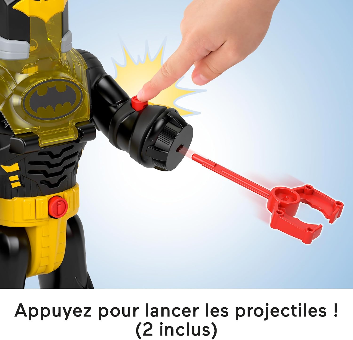 Thumbnail 4 de Fisher-Price Coffret Robot Imaginext DC Super Friends Batman dans son Exosquelette – Robot de 30 cm avec Batman et effets sonores