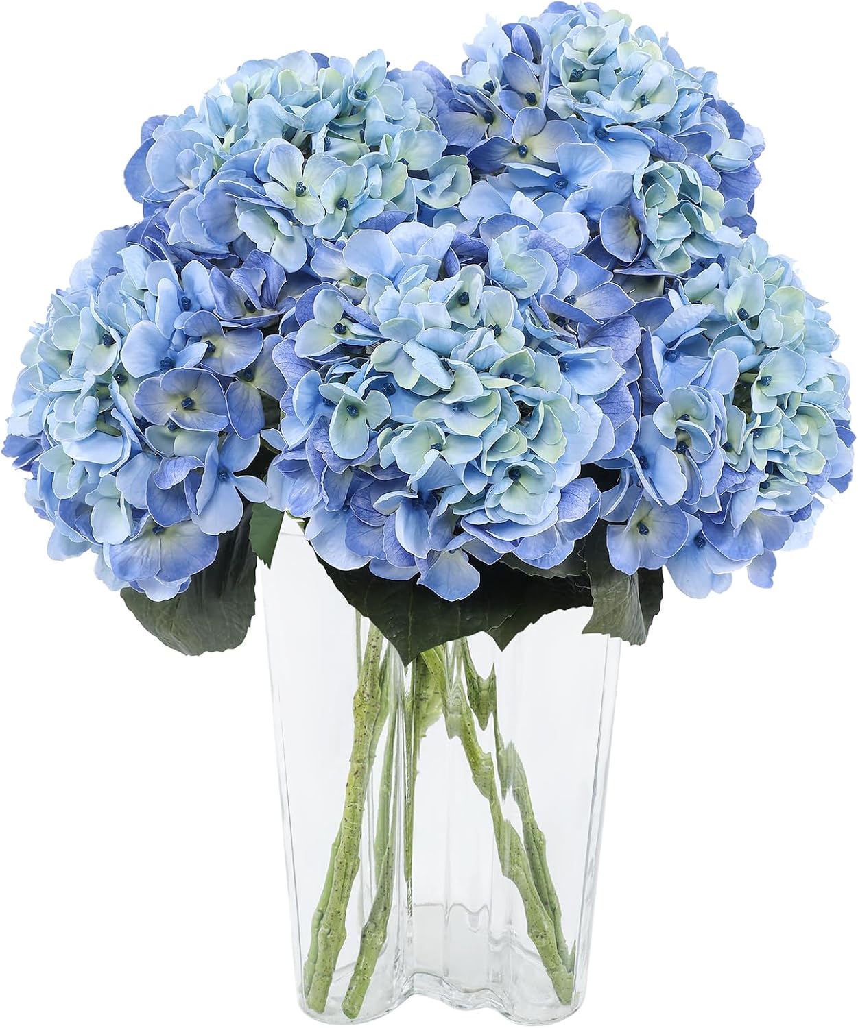 Detalle de Coferset Artificial Hydrangea Flowers, 6.5-Inch Heads