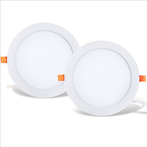 Detalle de LVWIT Downlight LED Techo Superficie 18W Pack de 2 – 1600 lm, 4000K neutro
