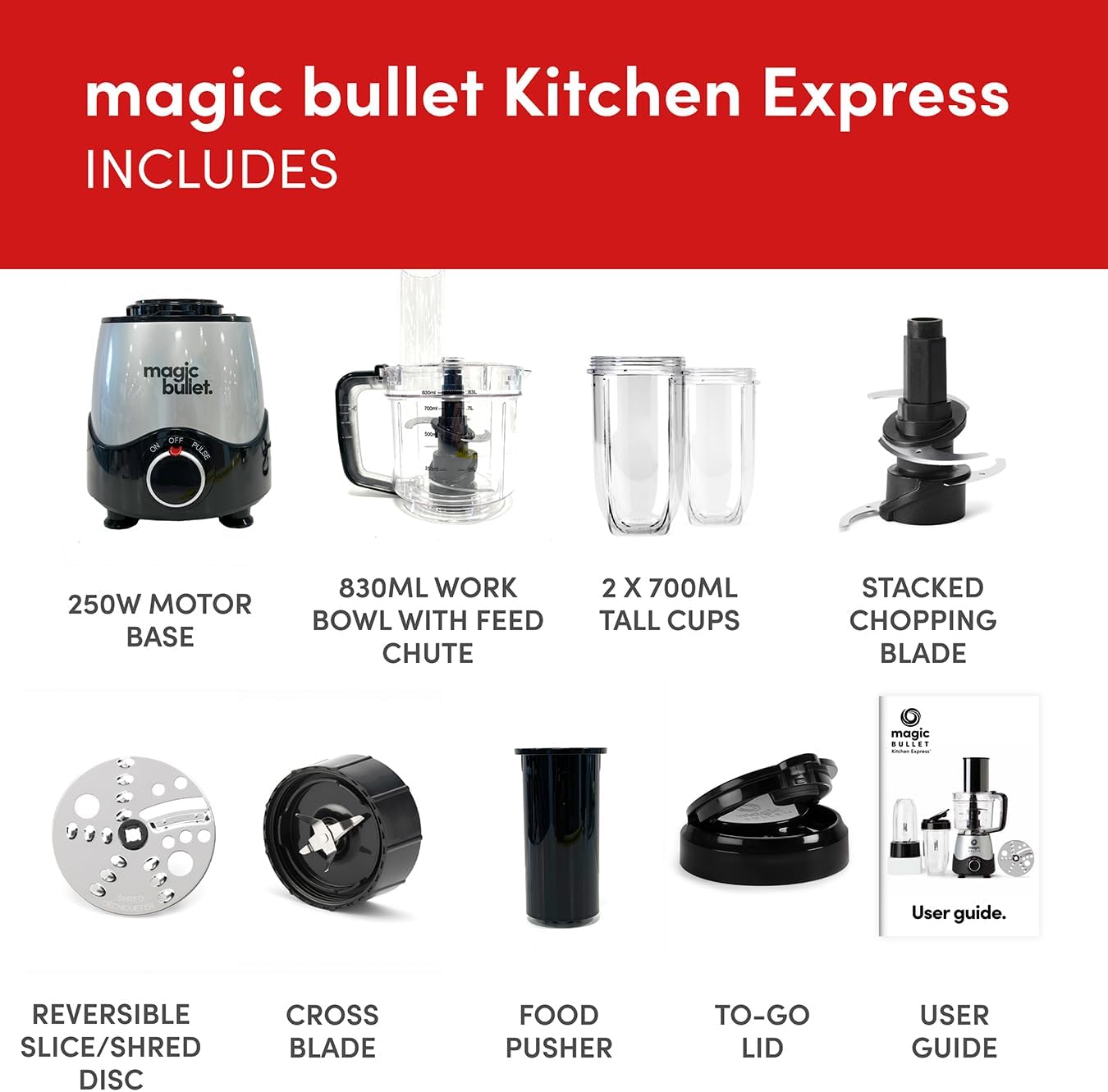 Detalle de Magic bullet Kitchen Express 250W blender