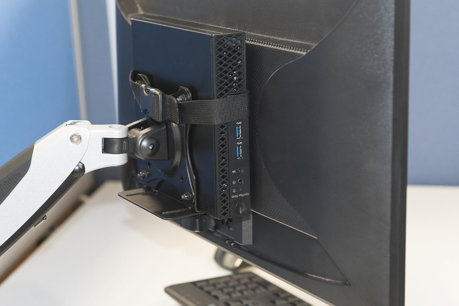 Thumbnail 2 de DIGITUS Adaptateur VESA 75x75 / 100x100 pour mini PC derrière l’écran, charge 5 kg, noir