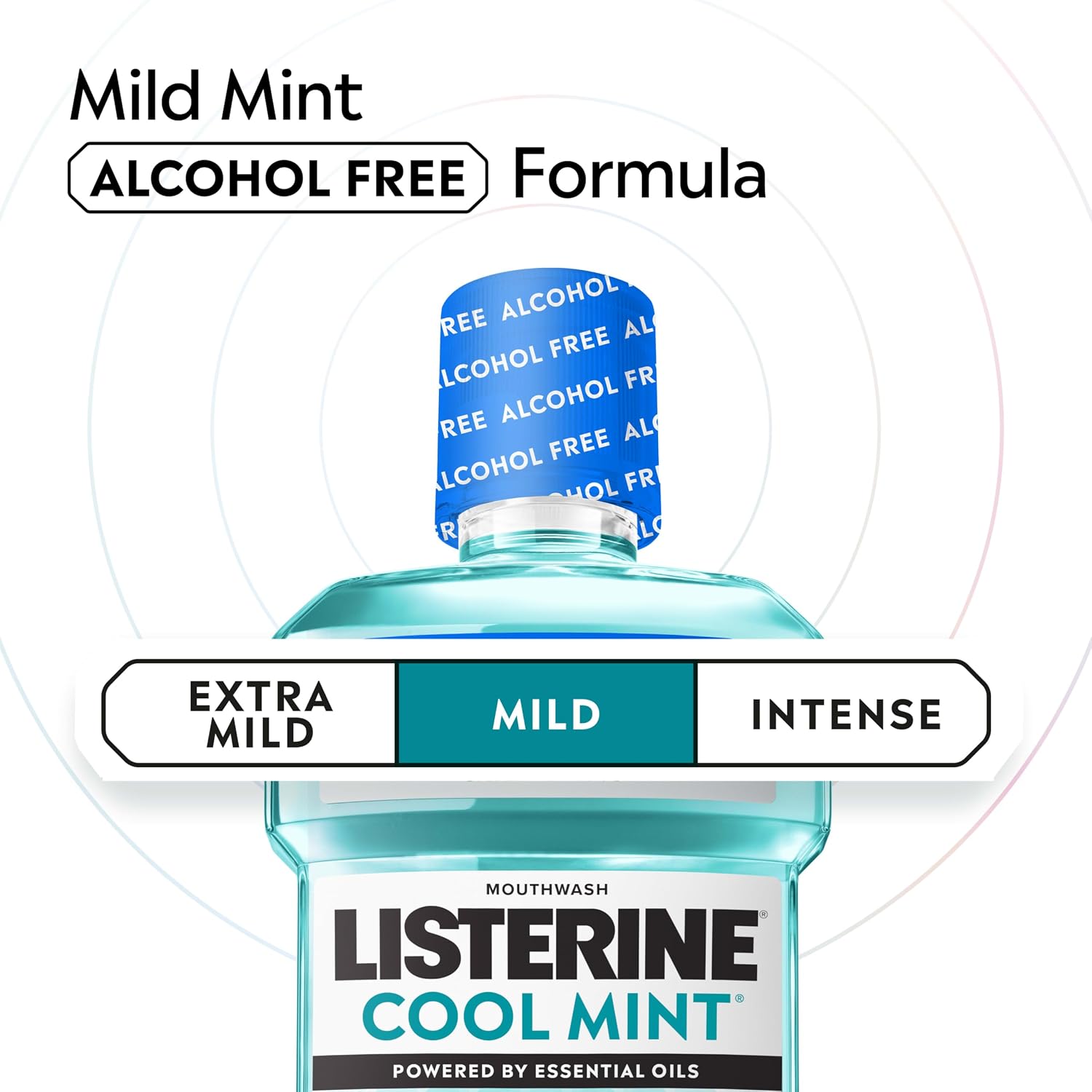 Detalle 2 de Listerine Alcohol-Free Mouthwash, 1L 🚰