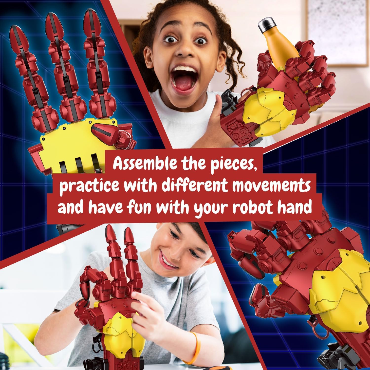 Thumbnail 4 de Science4you Hydraulic Cyborg Hand Kit – hydrauliczna ręka robota, 112 elementów, 40 cm