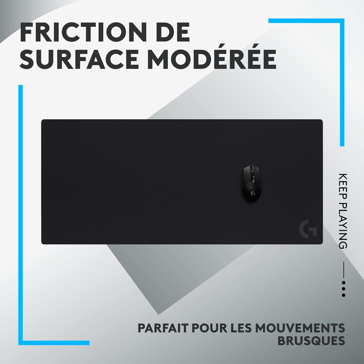 Thumbnail 2 de Logitech G G840 – Tapis de souris de jeu extra large 900 x 400 x 3 mm, optimisé capteurs