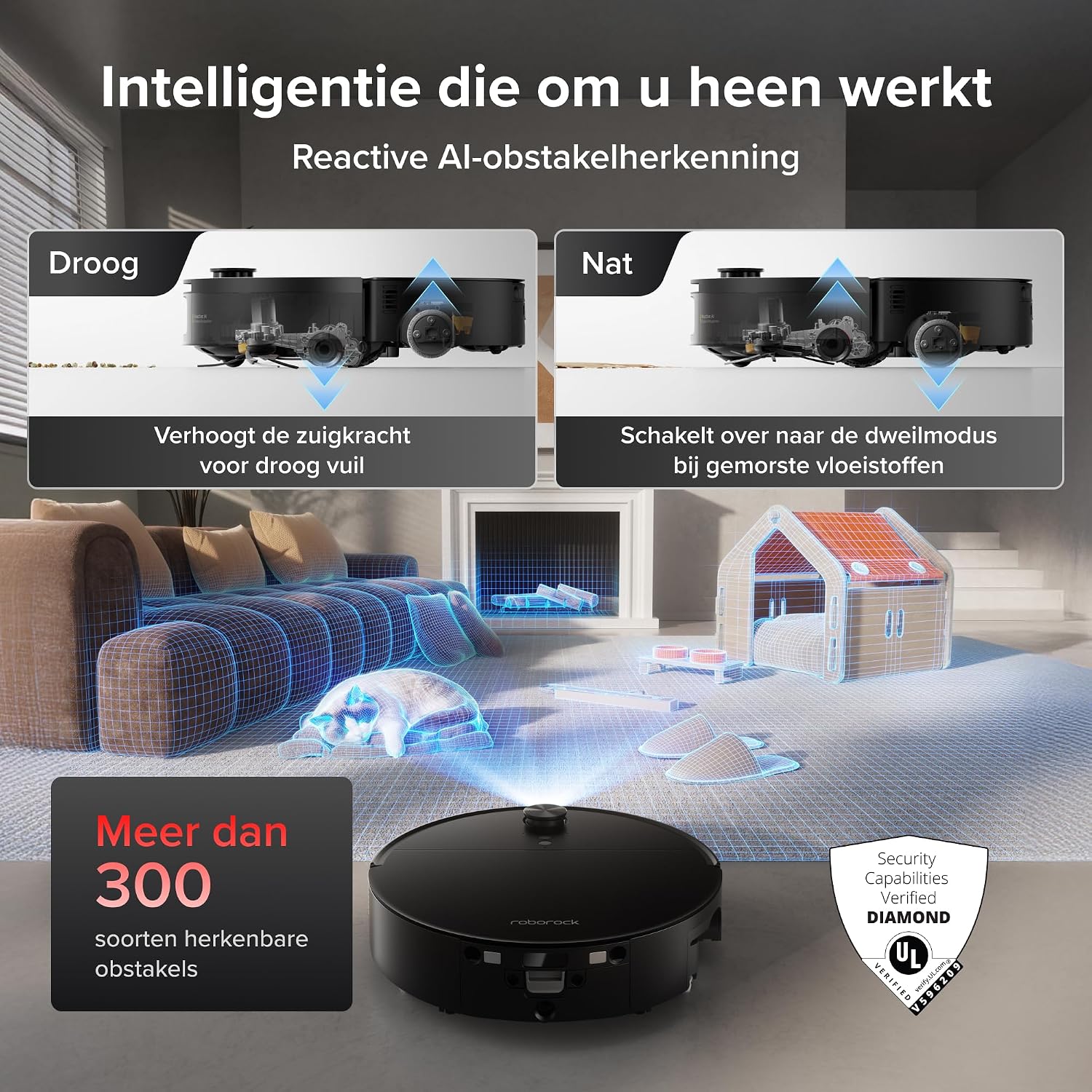 Thumbnail 6 de roborock Saros 20 Flow Complete robotstofzuiger met dweilfunctie, 36.000 Pa