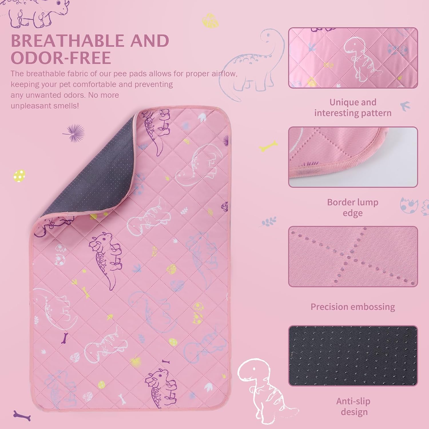 Thumbnail 6 de IEUUMLER Washable Dog Pee Pads 60x45cm