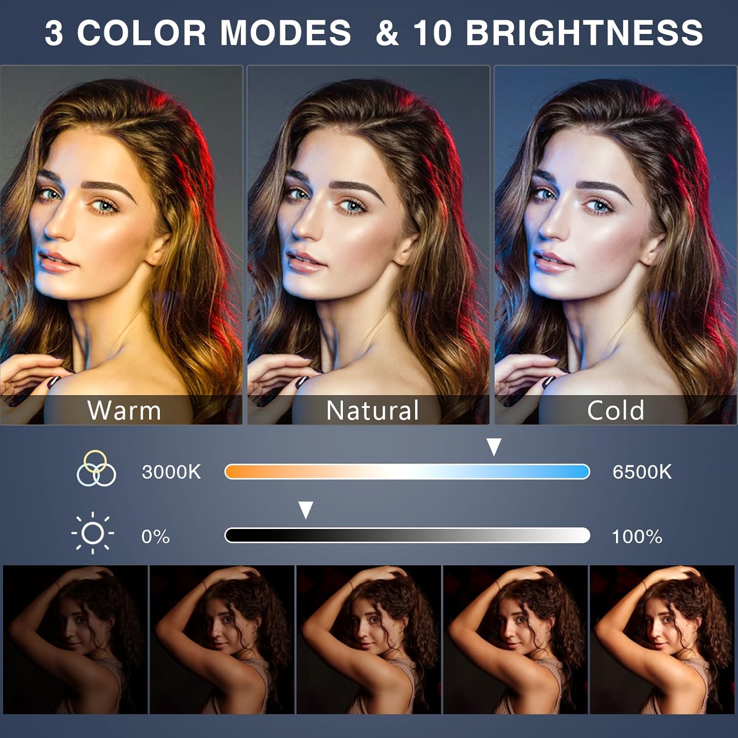 Thumbnail 3 de 10.5" Ring Light for Desktop