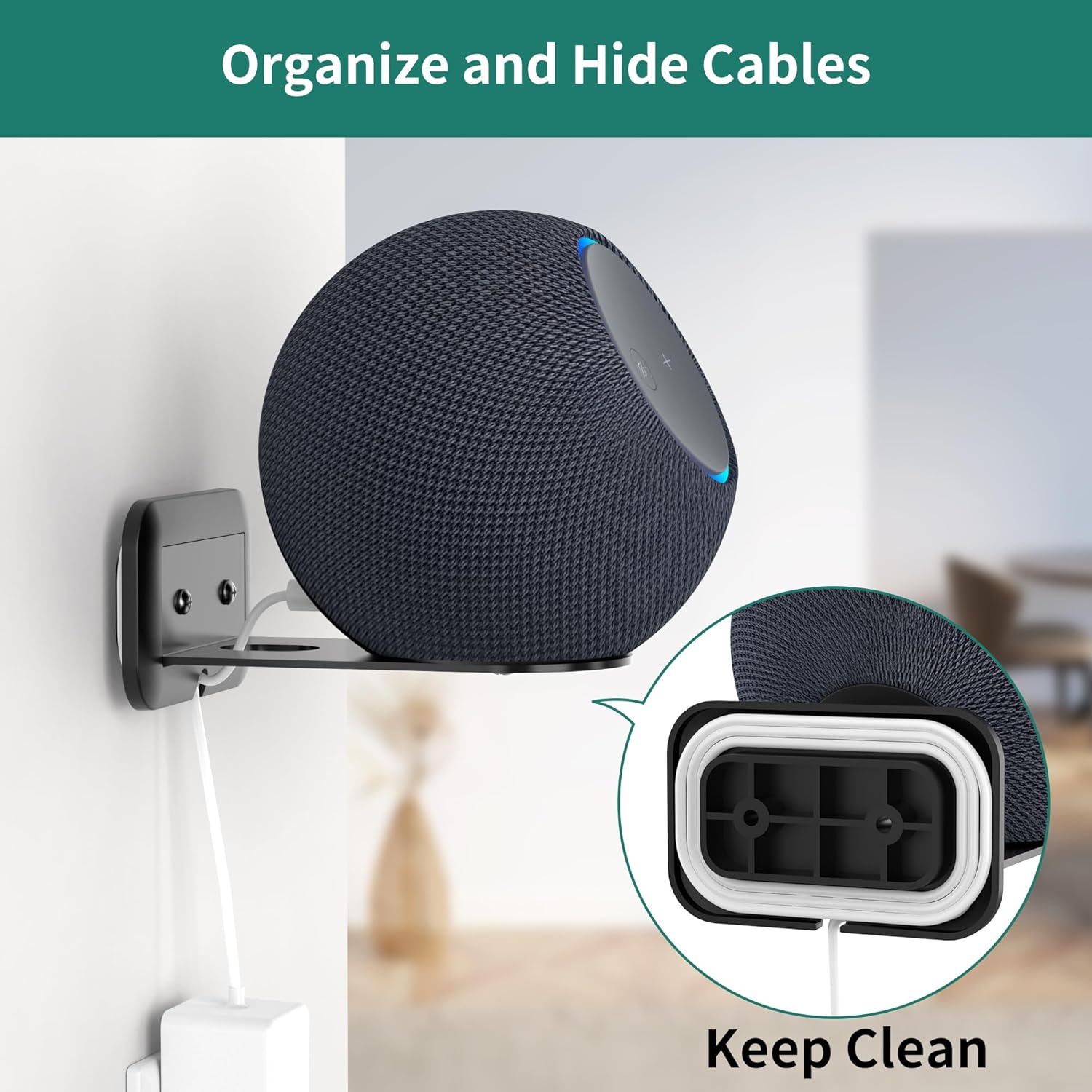 Detalle 2 de HomeMount Adjustable Speaker Wall Mount for Sonos Era 100 (Pair)