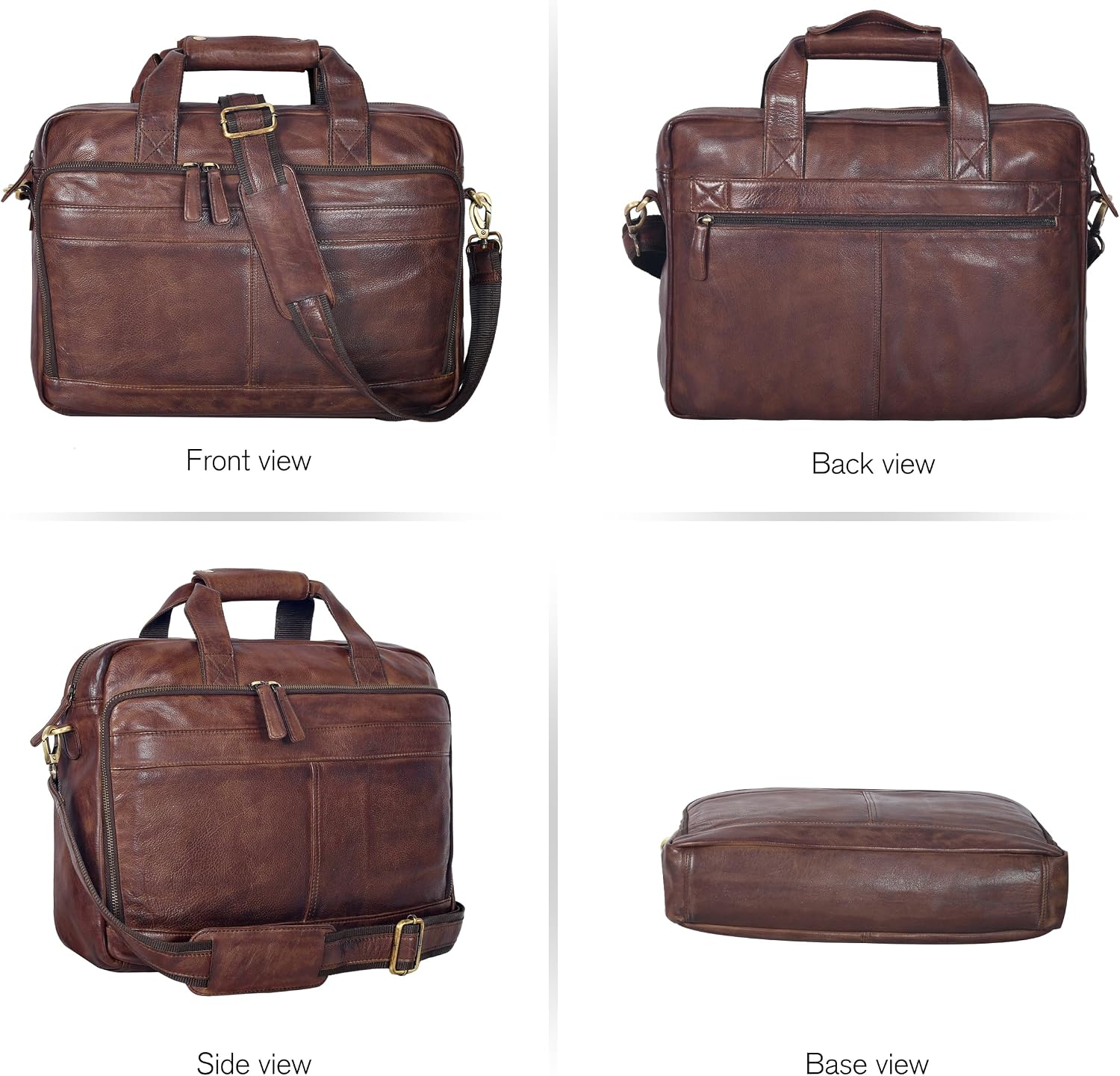 Thumbnail 6 de Oak Leathers Messenger Bag for Men and Women – Handcrafted Laptop Briefcase