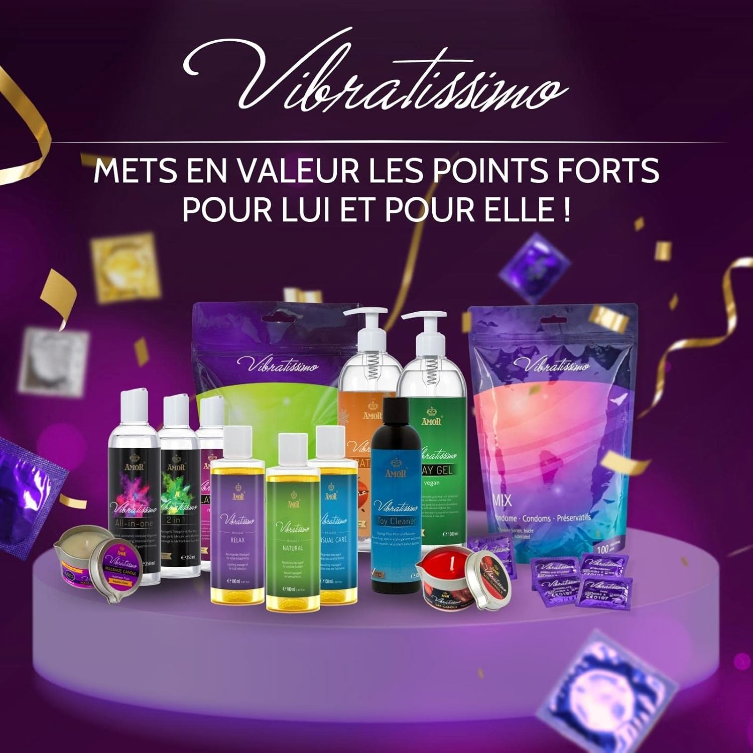 Thumbnail 5 de Vibratissimo Préservatifs Fruit Color 50 pièces ⚙