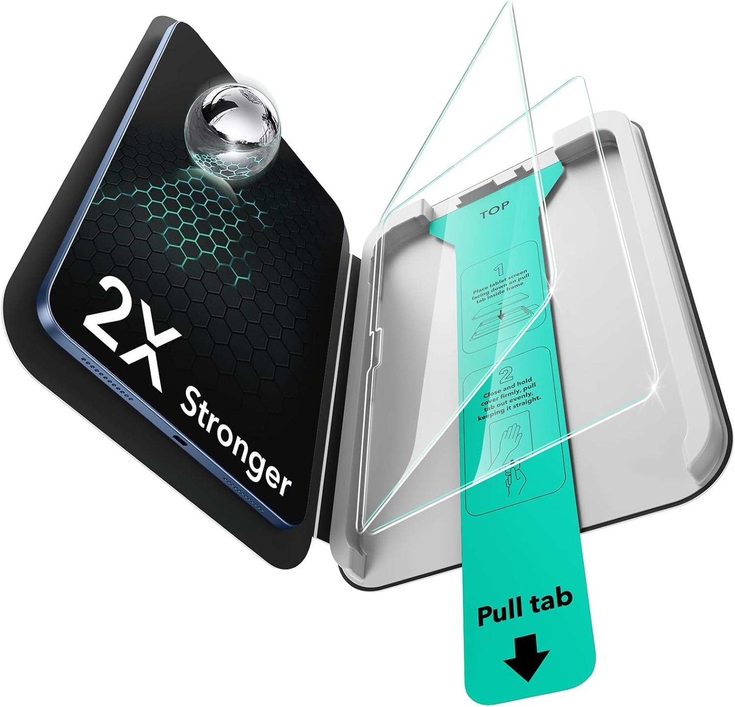 Detalle de ESR 2 Pack screen protector for iPad 11/10.9 inch
