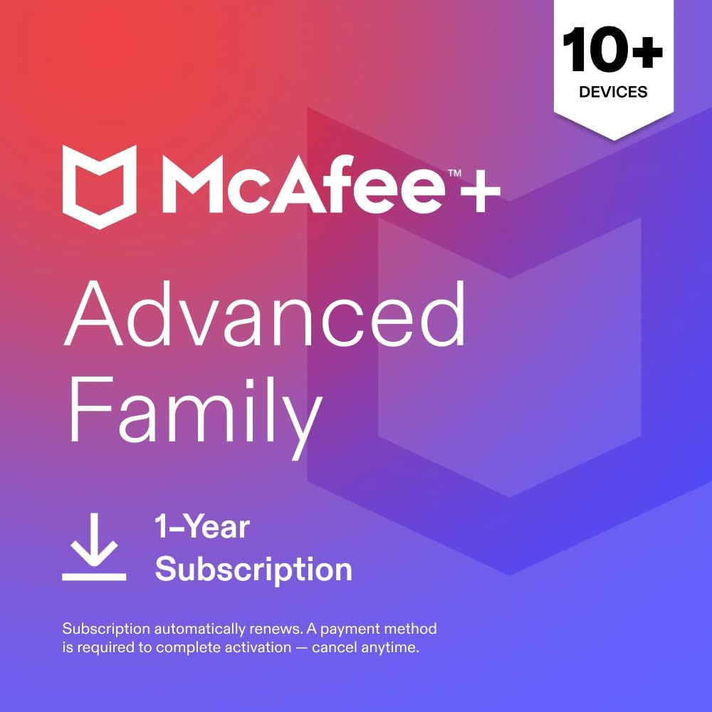 Imagen de McAfee+ Advanced Family 2026 Antivirus: All-in-One Protection for Up to 6 Devices en OfertitasTOP