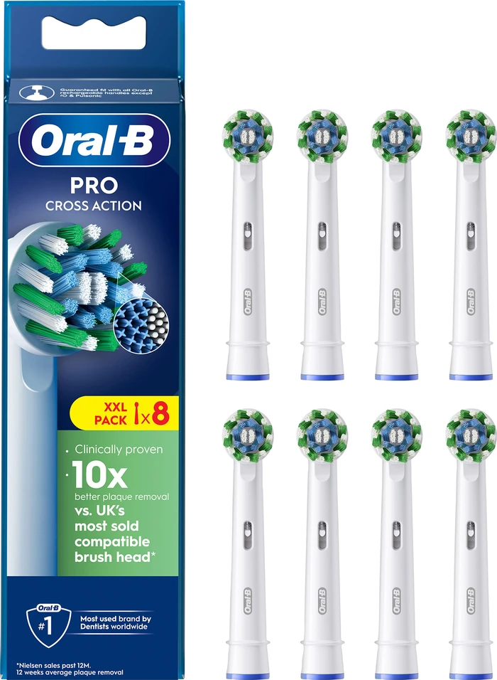 Thumbnail 3 de Oral-B Pro Cross Action Weiß 8 Stück