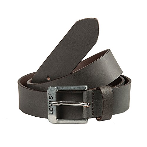 Detalle de Levi's Ceinture 38016000 0123 75 — Ceinture en cuir véritable pour jeans Levi's