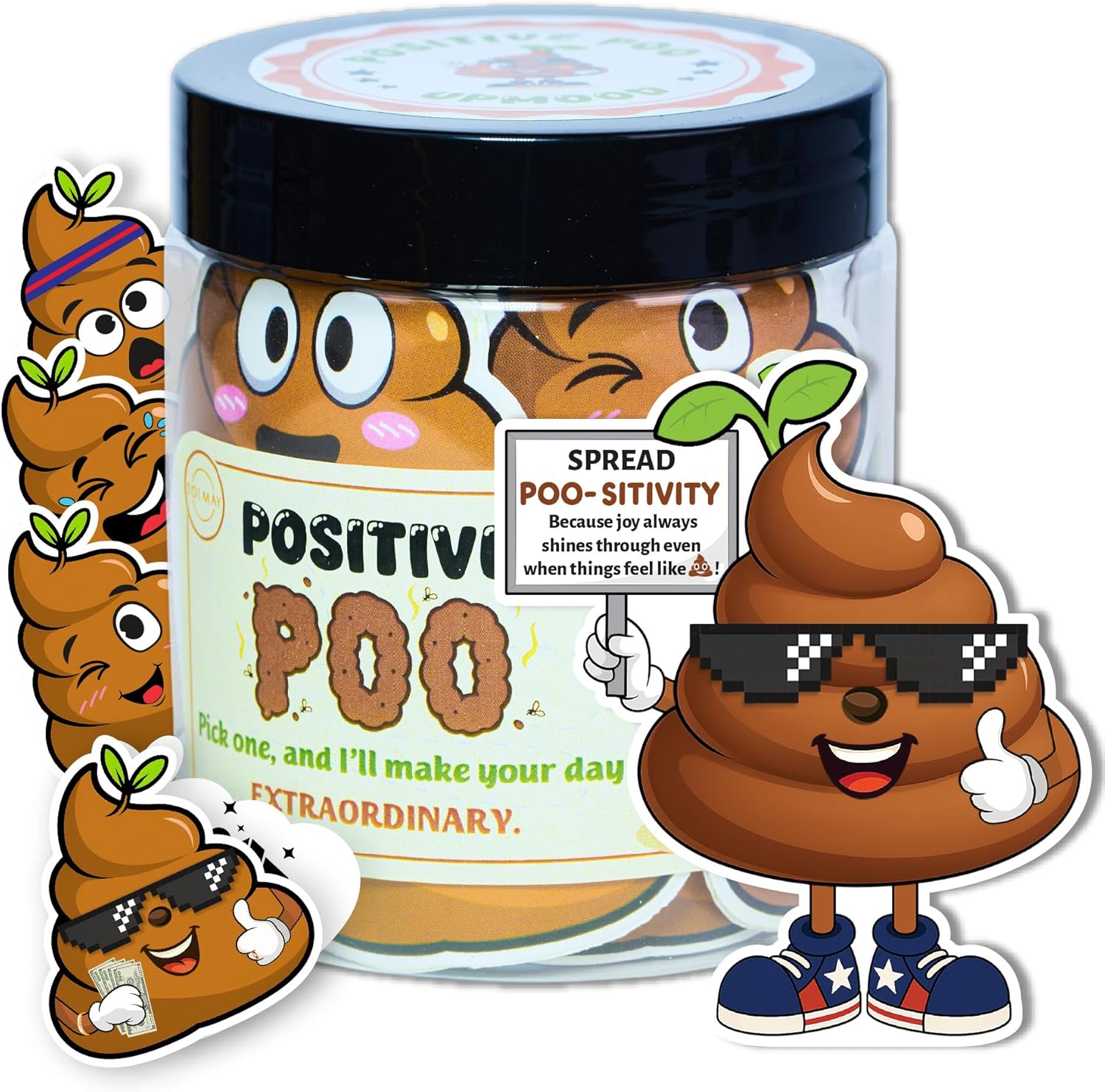 Thumbnail 5 de SOLMAY Pickle Positive 60 Affirmation Cards Jar 🧃